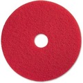 Genuine Joe Pad, Buffing, Spray, 19 Inch, Red GJO90419